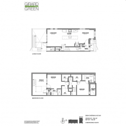 Girard Street Green 2806A floor plan