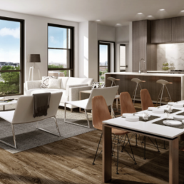 11 Park Living-dining area