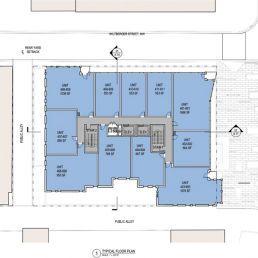 The Shaw Typical Floor Unit Plan