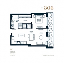 Penn 11 Unit 306 Floor Plan