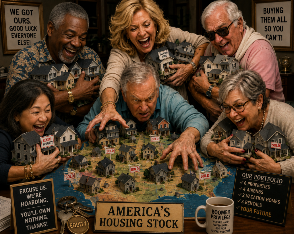 Those House Hoarding Boomers