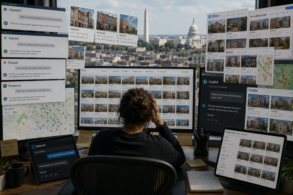 finding information on DC real estate