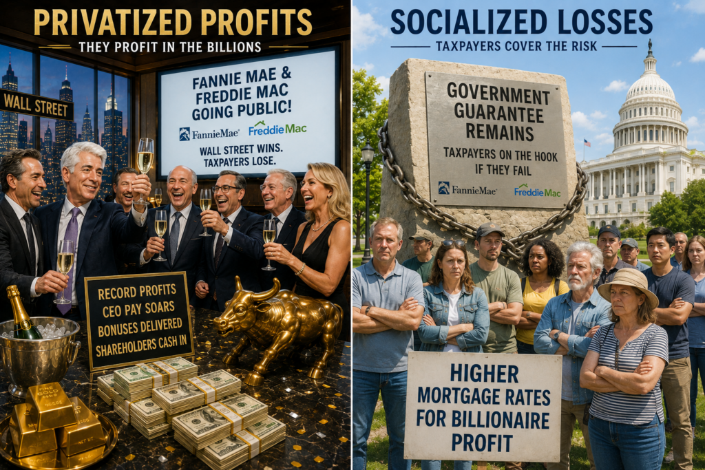 Privatized Profits Socialized Losses