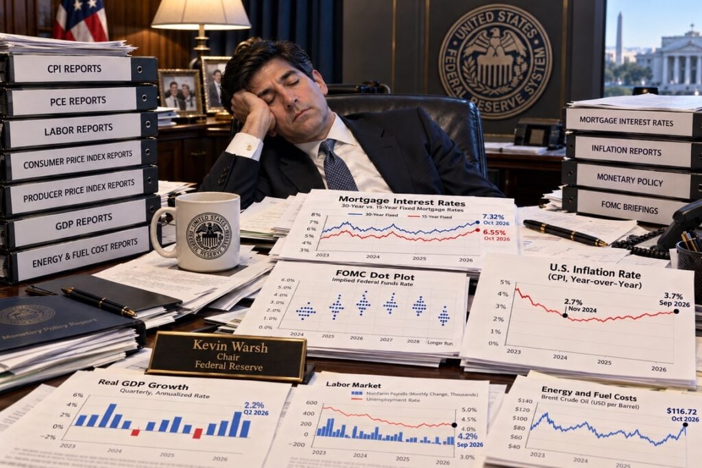 Illustration: Federal Reserve holds interest rates steady, October 28, 2026